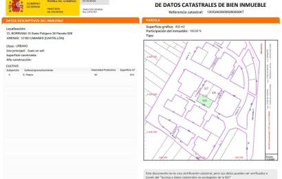Segunda mano · Terreno urbano · Cabanes · Costa del azahar