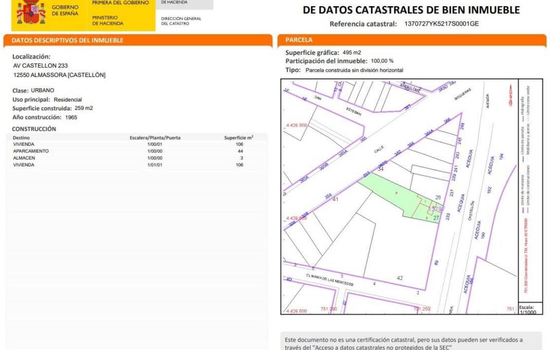 Segunda mano · Terreno urbano · Almazora - Almassora · Almazora