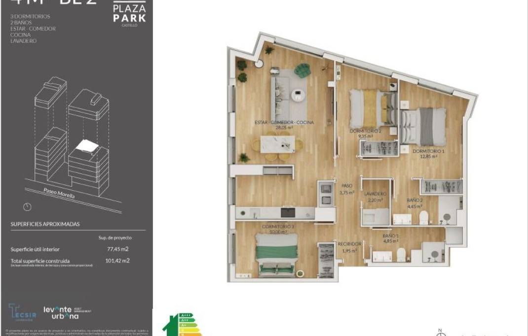 New Build · Piso · Castellon - Castello de la Plana · CORTE INGLES