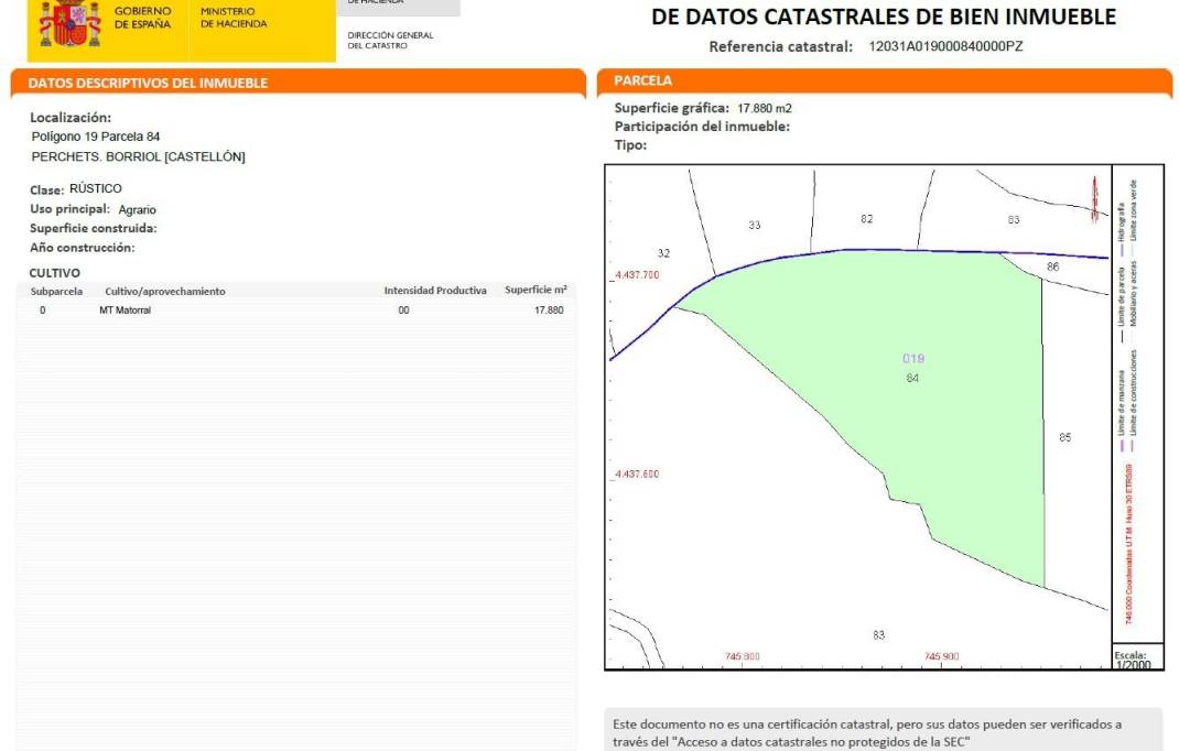 Revente · Terreno rural · Borriol · Urbanizacion vall d umbri