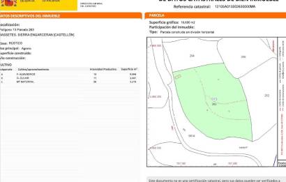 Segunda mano · Terreno rural · Sierra Engarceran · Comunidad valenciana