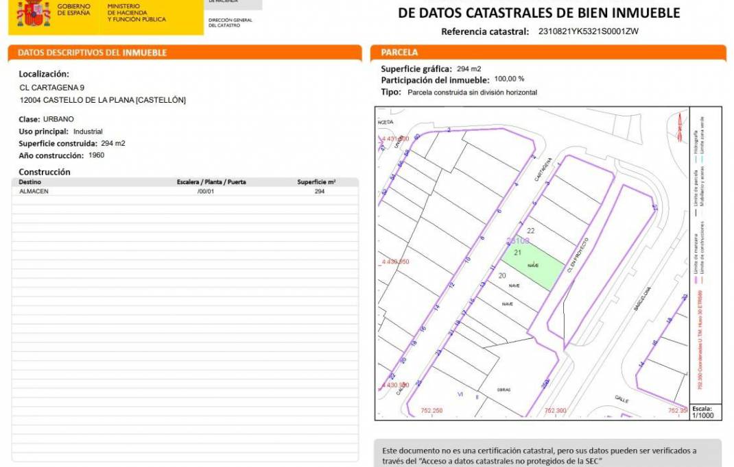 Resale · Terreno urbano · Castellon - Castello de la Plana · OESTE