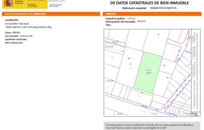 Revente · Terreno urbano · Castellon - Castello de la Plana · OESTE