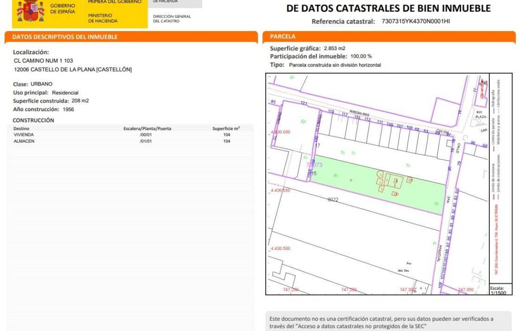 Revente · Terreno urbano · Castellon - Castello de la Plana · OESTE