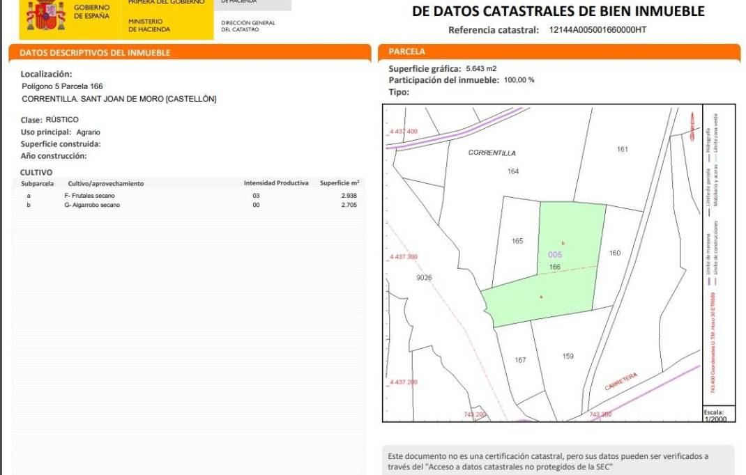 Revente · Terreno urbanizable · Sant Joan de Moro · San Juan de Moro