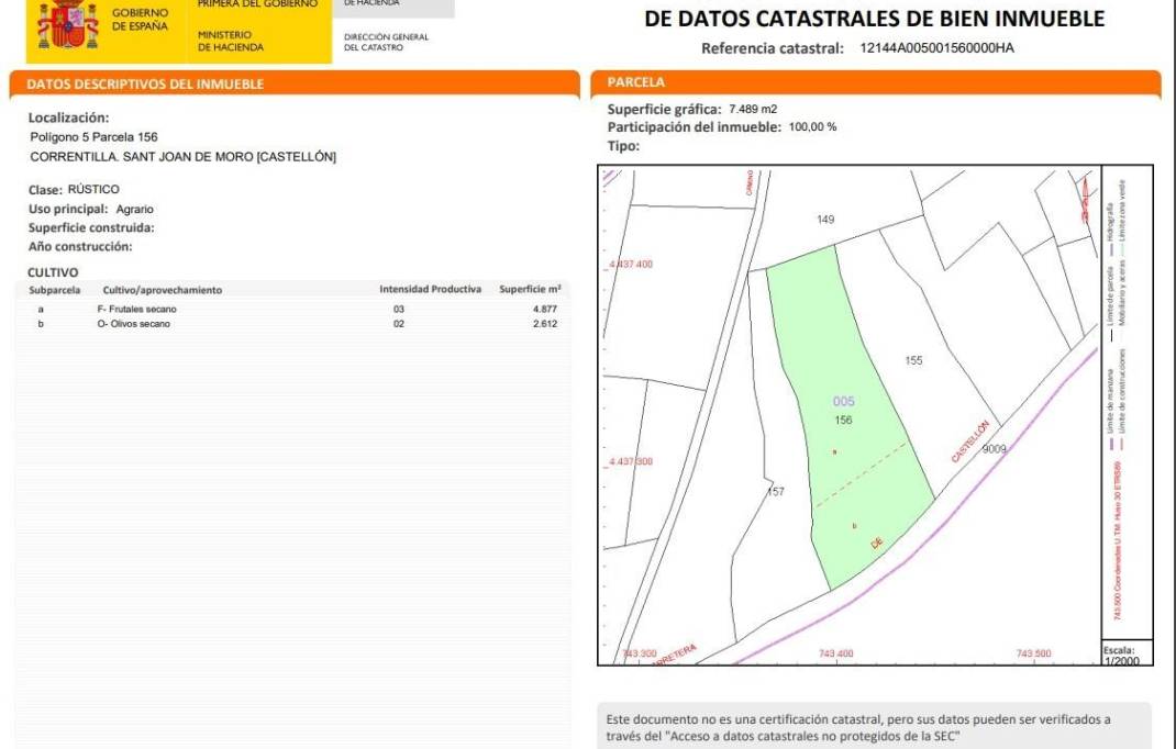 Revente · Terreno urbanizable · Sant Joan de Moro · San Juan de Moro