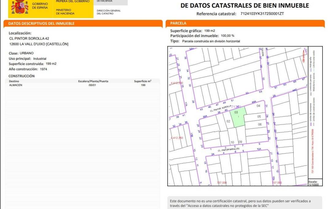 Revente · Terreno urbano · La Vall d'Uixo · Plz. del circo